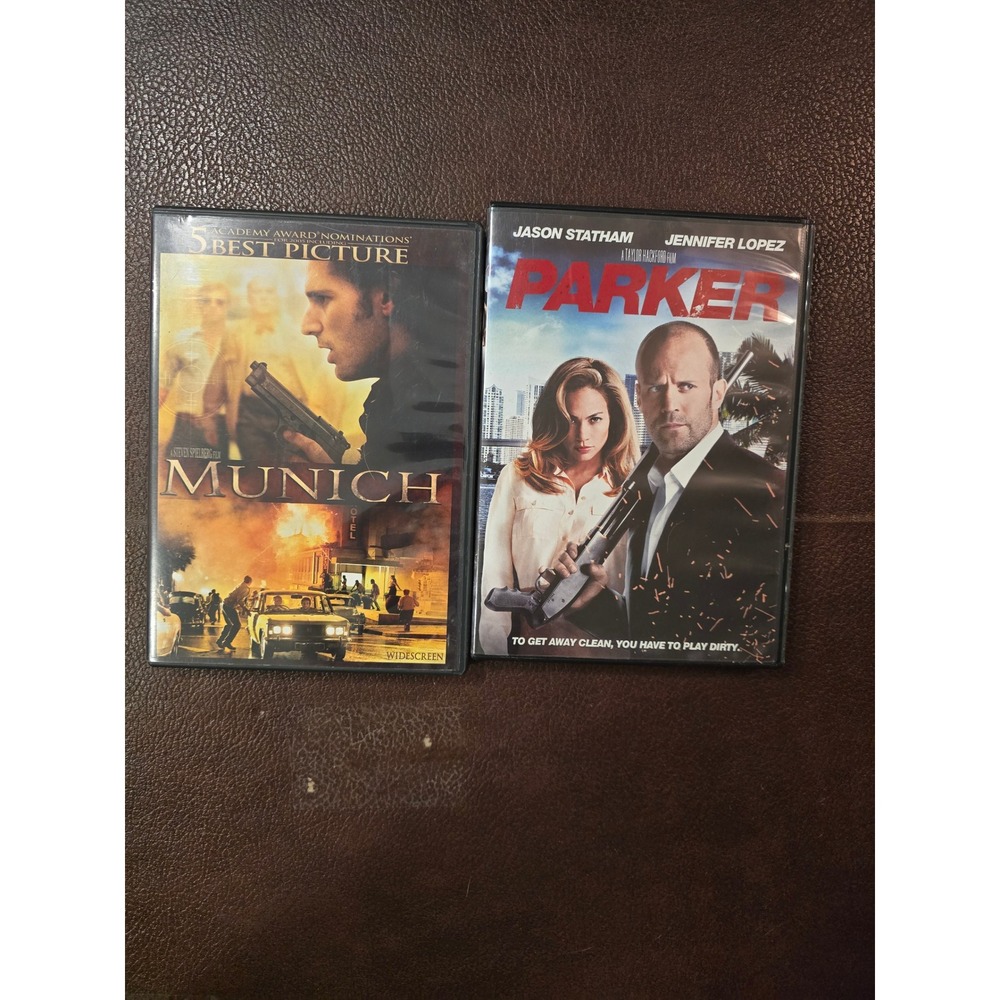Munich and Parker DVD BundleSteven Spielberg Jason Statham Jennifer Lopez Action